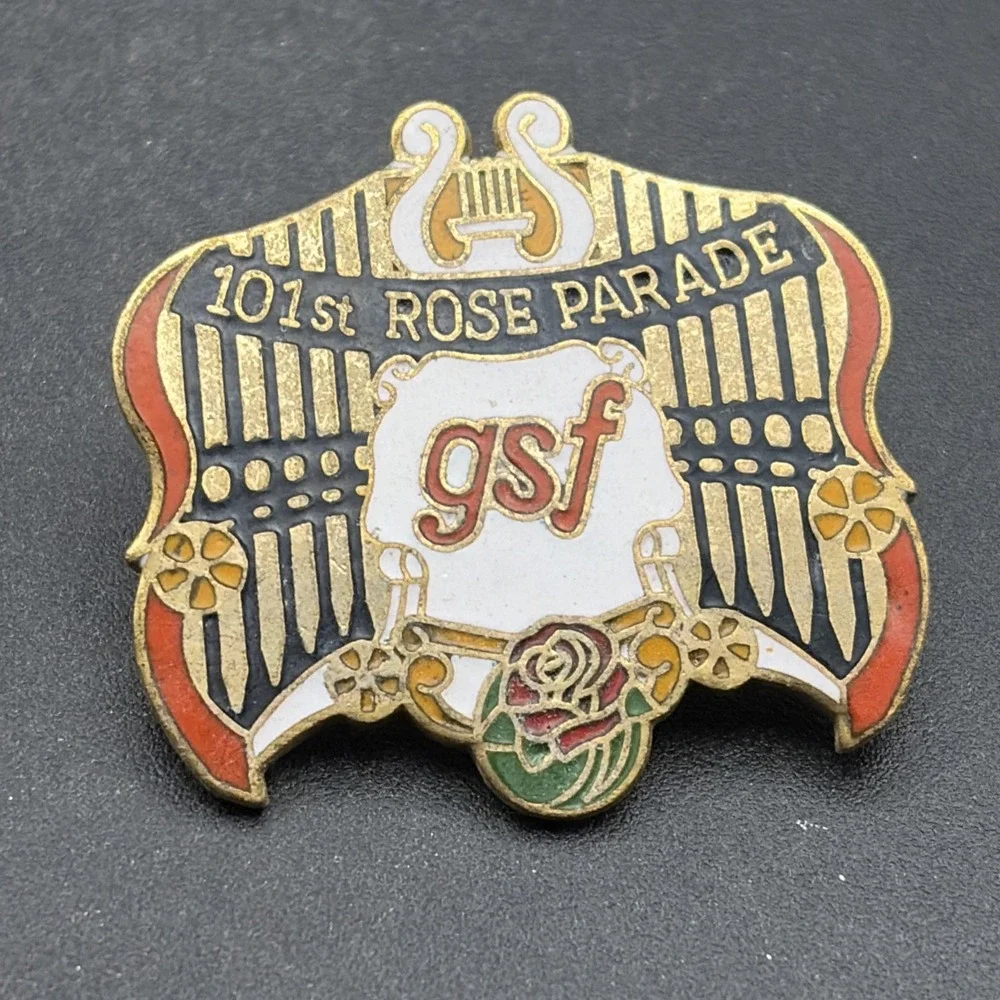 101st Rose Parade GSF Sponsor Lapel‎ Hat Pin